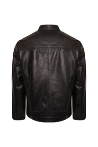 Walter Leather Jacket in Black RRP £299