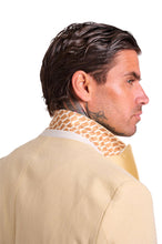 Load image into Gallery viewer, Chris Slim Fit Linen Cotton Blend Single Breasted Suit Blazer in Yellow RRP £159
