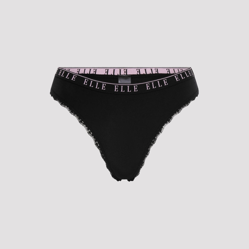 Multi Pack (3) Cotton Lace Trim Tipped Thongs RRP £28