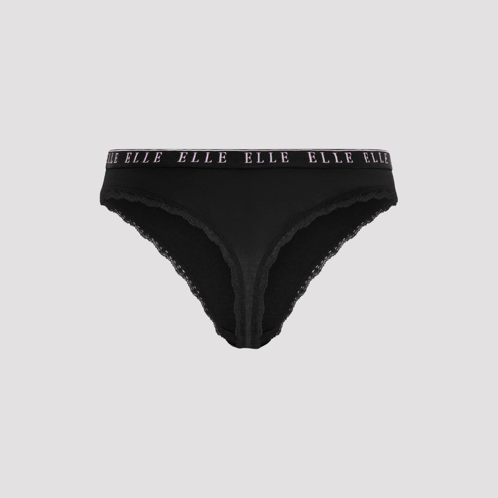 Multi Pack (3) Cotton Lace Trim Tipped Thongs RRP £28