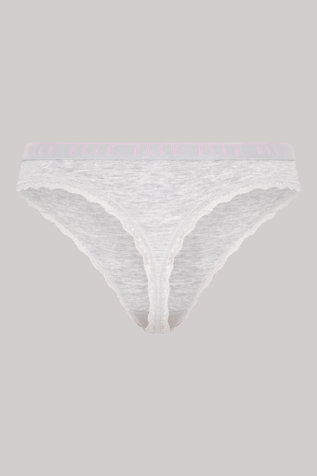 Multi Pack (3) Cotton Lace Trim Tipped Thongs RRP £22