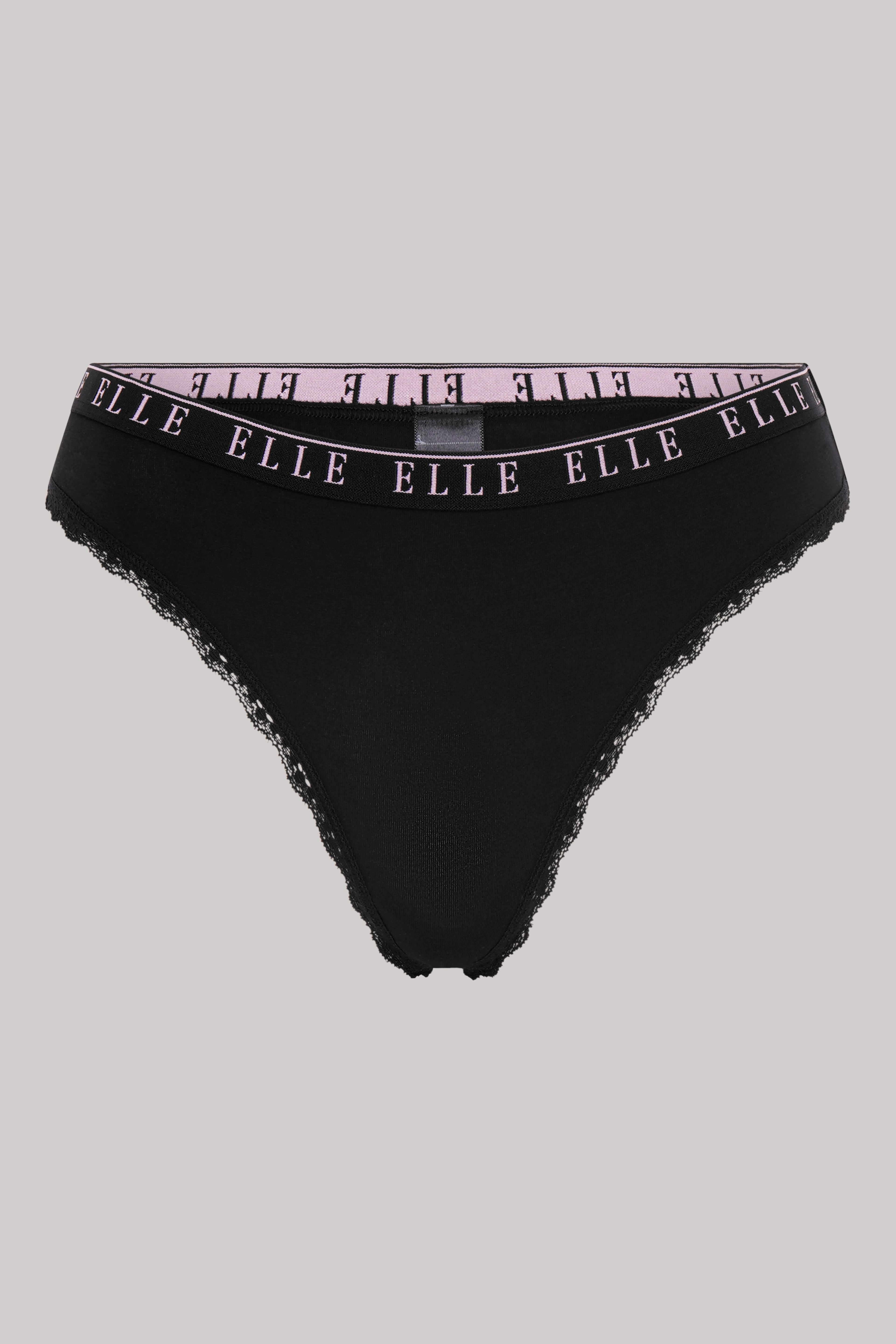 Multi Pack (3) Cotton Lace Trim Tipped Thongs RRP £22