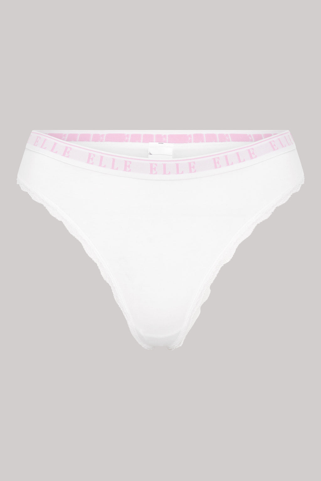 Multi Pack (3) Cotton Lace Trim Tipped Thongs RRP £22
