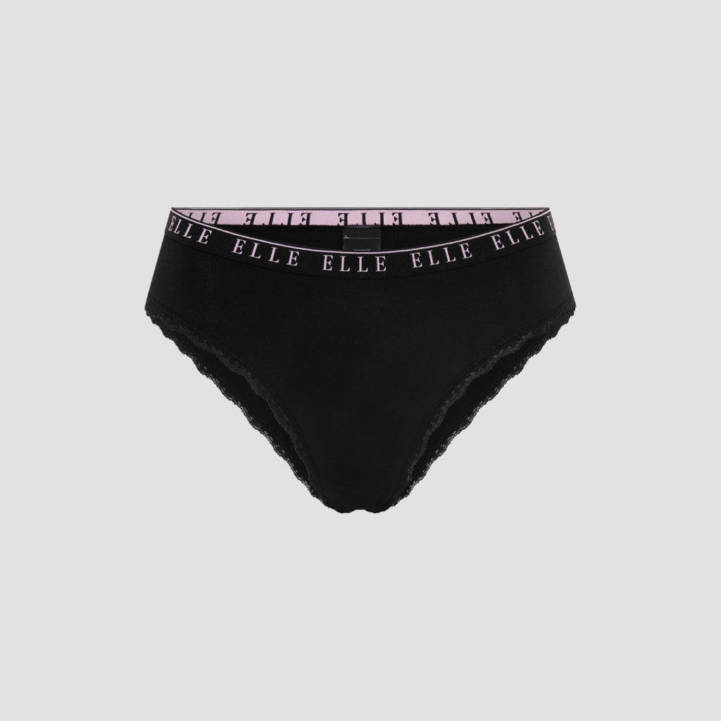 Multi Pack (3) Cotton Lace Trim Tipped Brazilians RRP £28