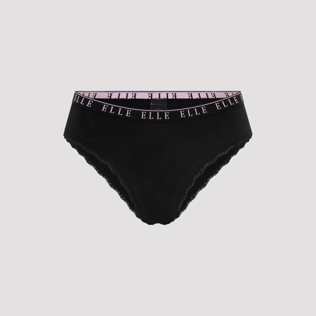 Multi Pack (3) Cotton Lace Trim Tipped Brazilians RRP £28