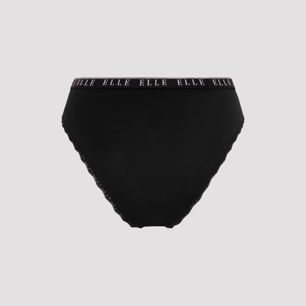 Multi Pack (3) Cotton Lace Trim Tipped Brazilians RRP £28