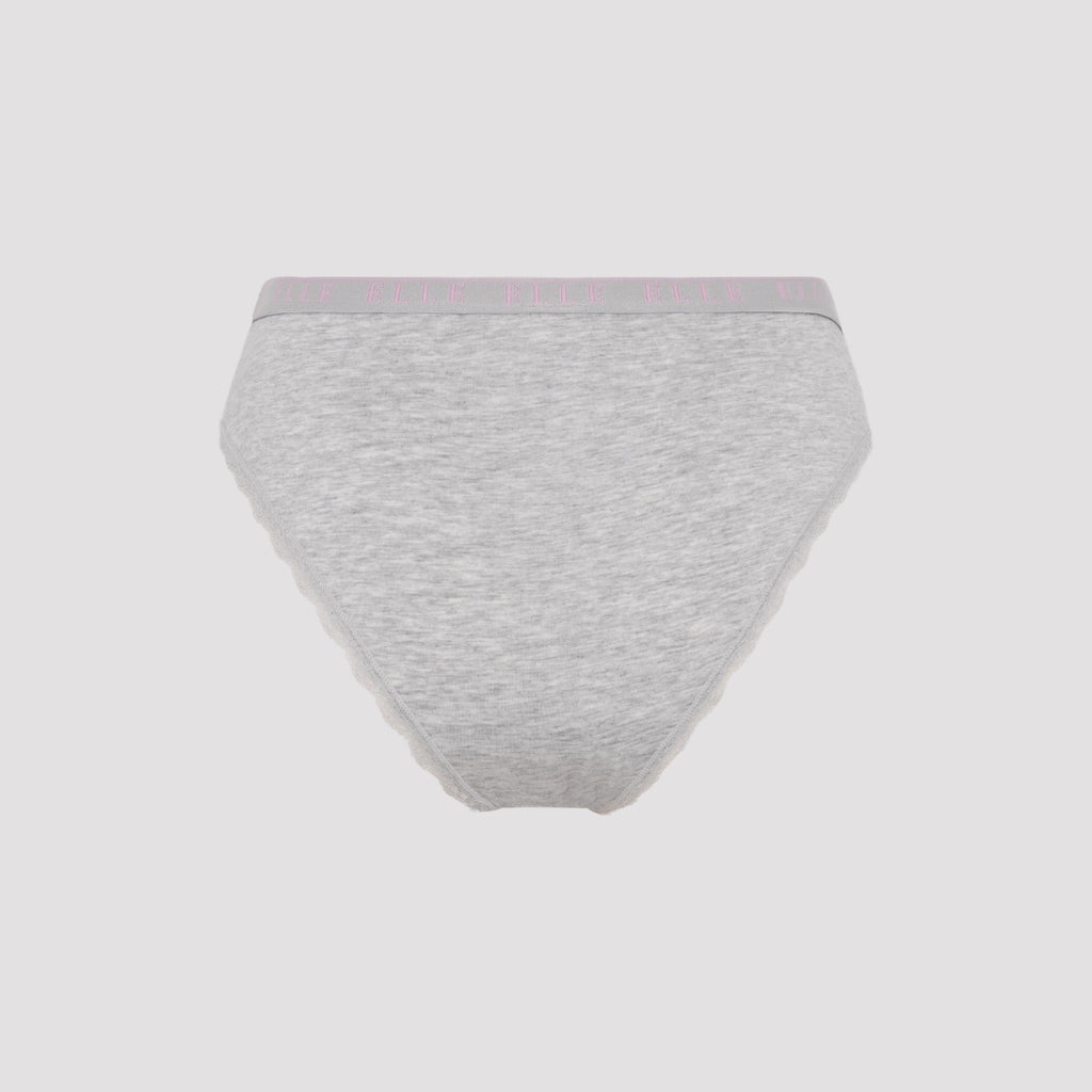 Multi Pack (3) Cotton Lace Trim Tipped Brazilians RRP £28