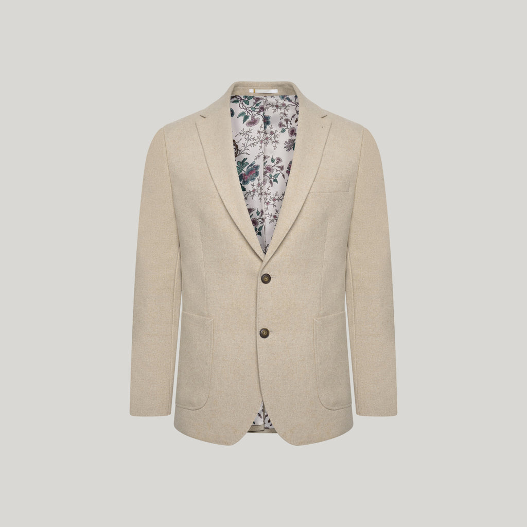 Adam Wool Tweed Two Piece Suit in Ecru RRP £249