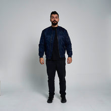 Load image into Gallery viewer, ProGo Ronnie Men&#39;s Bomber Jacket Dark Navy RRP £99.99
