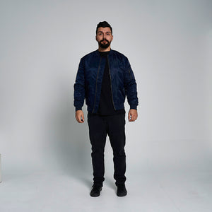 ProGo Ronnie Men's Bomber Jacket Dark Navy RRP £99.99