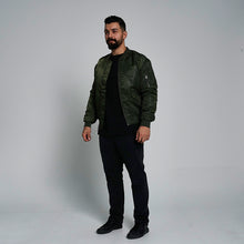 Load image into Gallery viewer, ProGo Ronnie Men&#39;s Bomber Jacket Olive RRP £99.99
