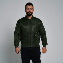 Load image into Gallery viewer, ProGo Ronnie Men&#39;s Bomber Jacket Olive RRP £99.99
