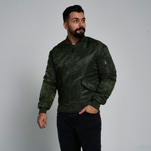 Load image into Gallery viewer, ProGo Ronnie Men&#39;s Bomber Jacket Olive RRP £99.99
