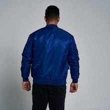 Load image into Gallery viewer, ProGo Ronnie Men&#39;s Bomber Jacket Blue RRP £99.99
