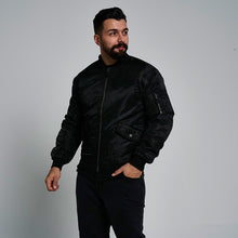 Load image into Gallery viewer, ProGo Ronnie Men&#39;s Bomber Jacket Black RRP £99.99
