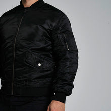 Load image into Gallery viewer, ProGo Ronnie Men&#39;s Bomber Jacket Black RRP £99.99
