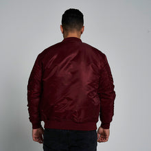 Load image into Gallery viewer, ProGo Ronnie Men&#39;s Bomber Jacket Burgundy RRP £99.99
