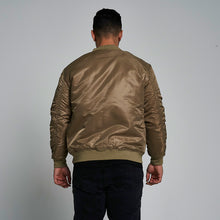 Load image into Gallery viewer, ProGo Ronnie Men&#39;s Bomber Jacket Khaki RRP £99.99
