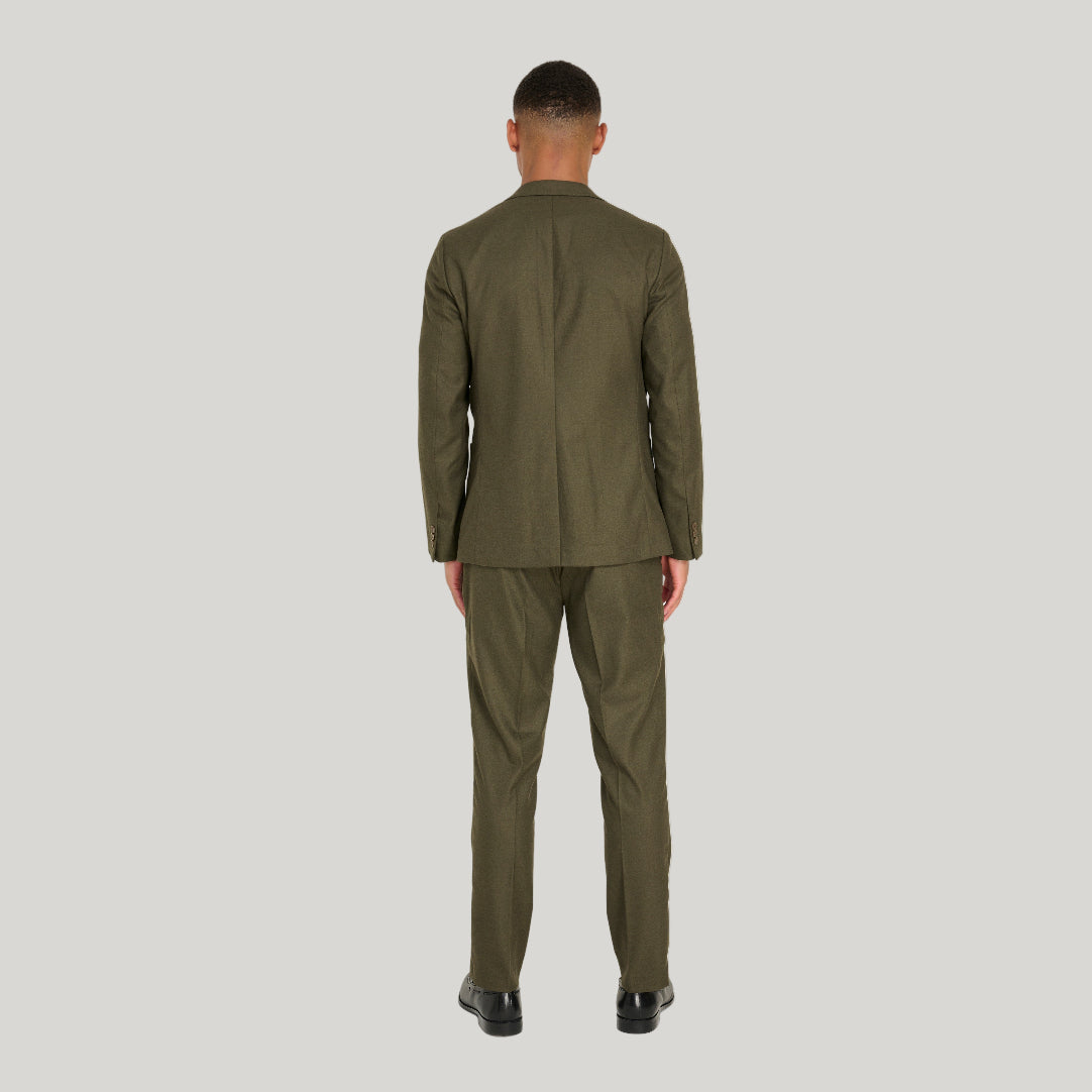 Arthur Flannel Blazer in Khaki RRP £159