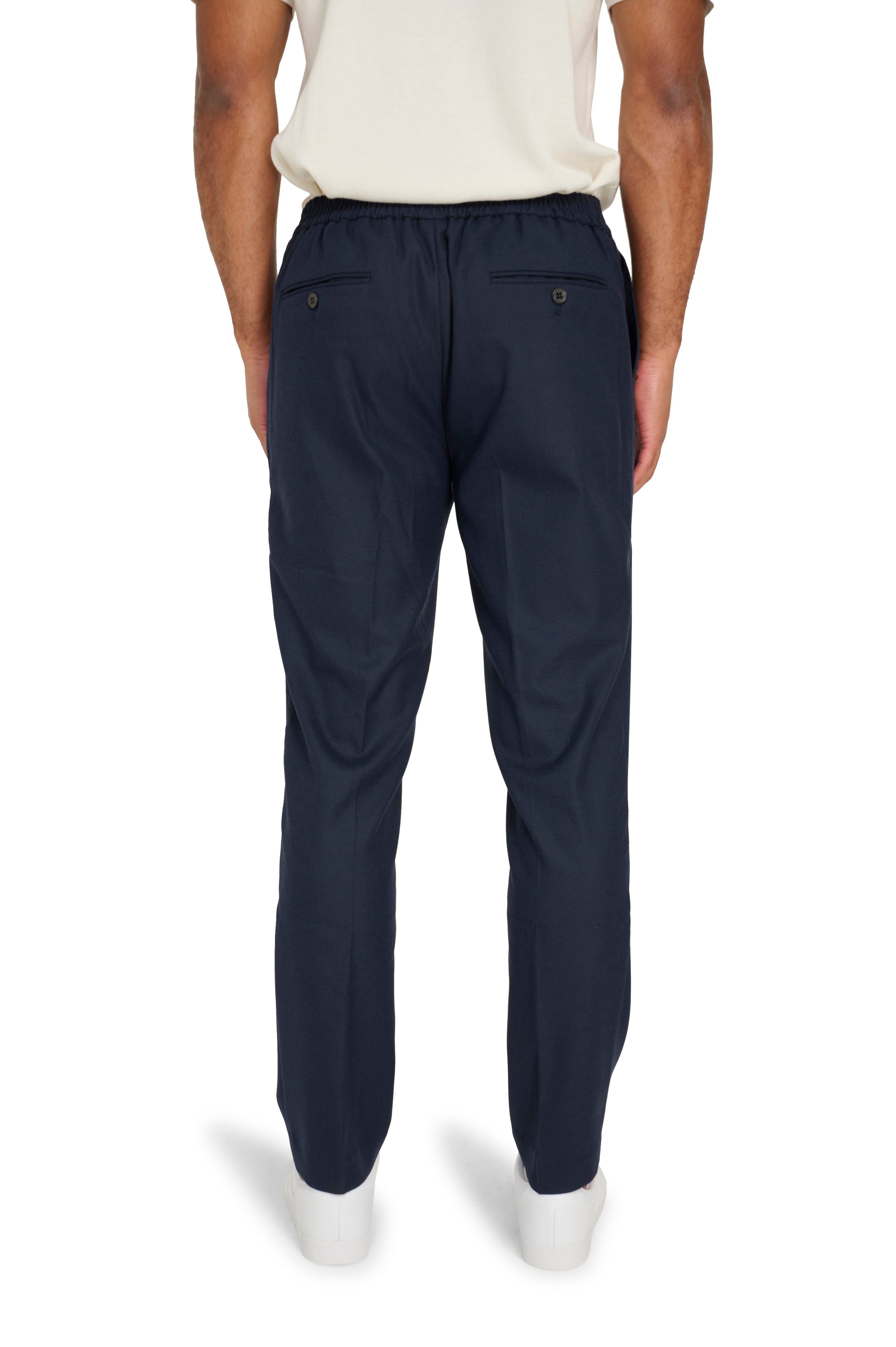 Arthur Flannel Trousers in Navy RRP £89