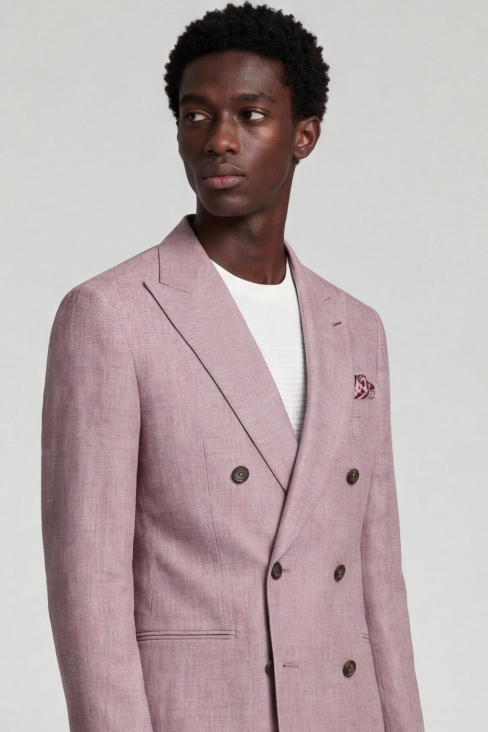 Giacomo Slim Fit Double Breasted Suit Jacket RRP £185