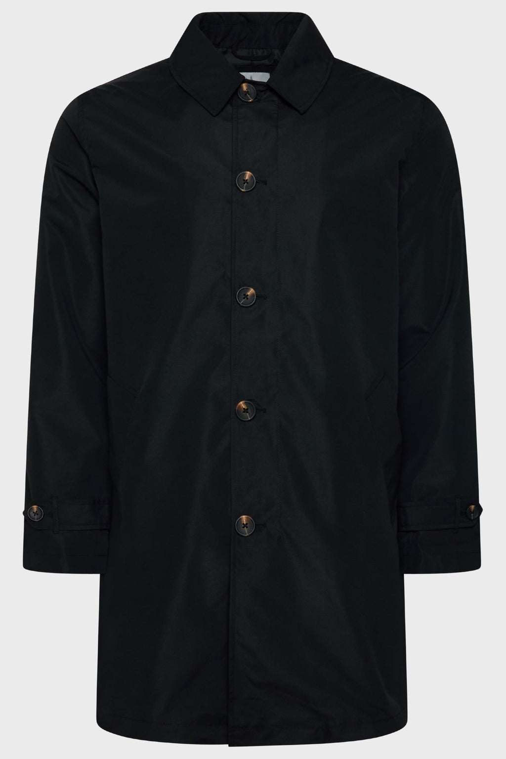 James Harry Brown Basic Raincoat in Black RRP £149