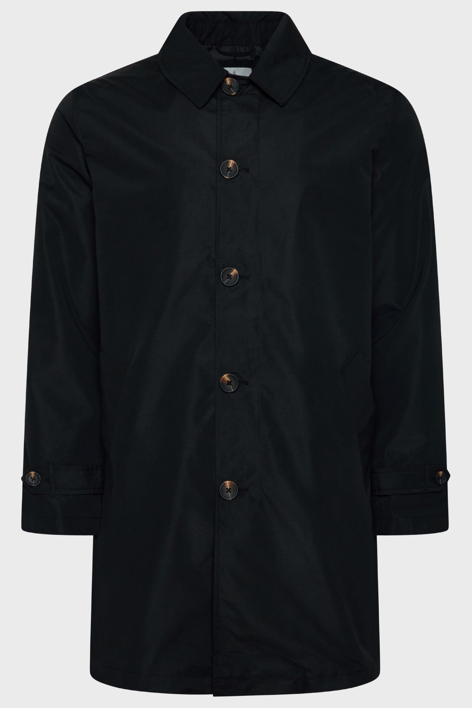 James Harry Brown Basic Raincoat in Black RRP £149