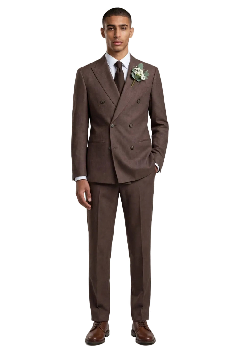 Giacomo Slim Fit Double Breasted Suit Jacket RRP £185