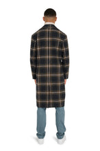 Load image into Gallery viewer, Jacob Fashion Wool Coat with Check Print RRP £179
