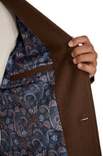 Load image into Gallery viewer, Josh Wool Melton Overcoat in Brown RRP £179
