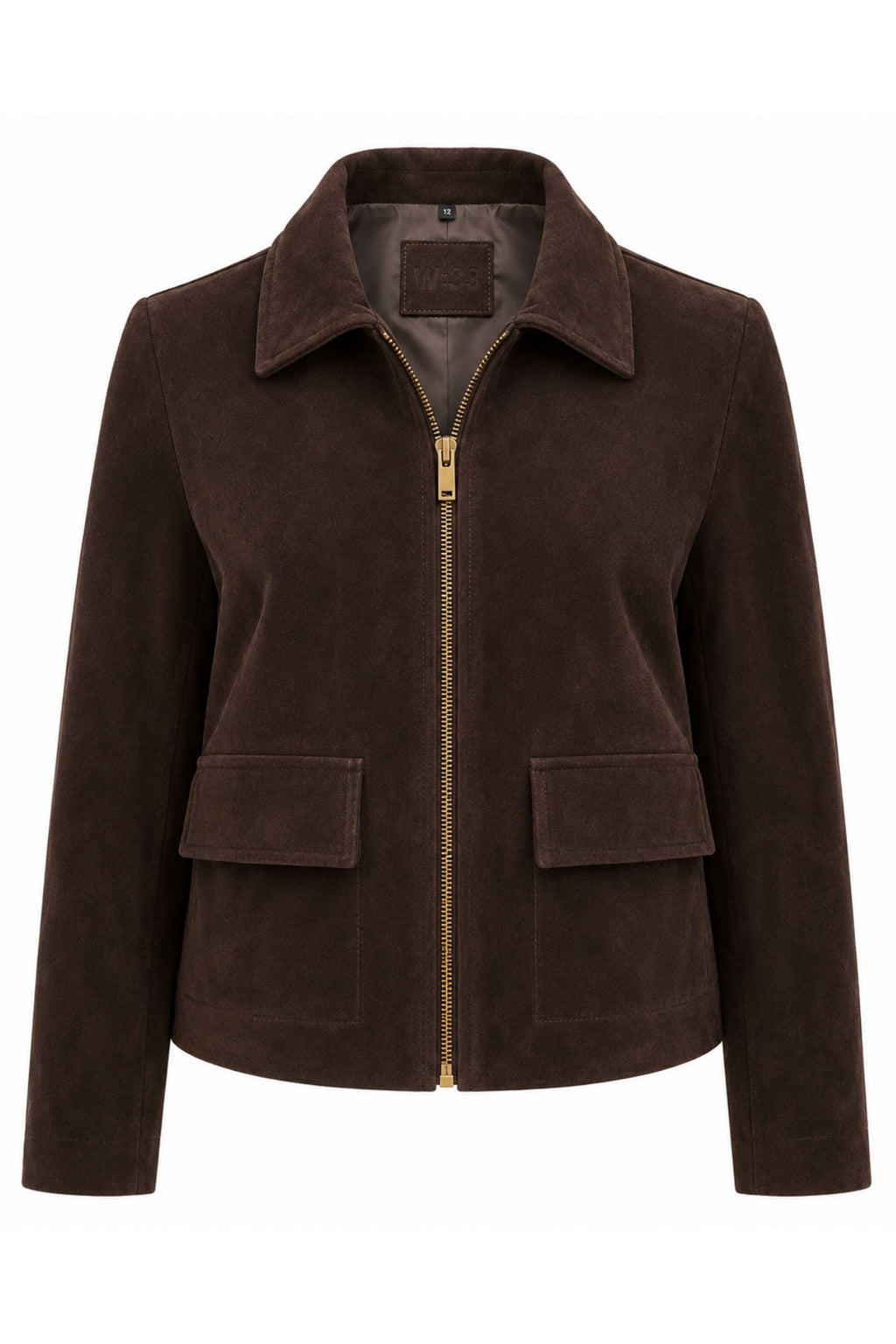 Suede Jacket in Chestnut RRP £289