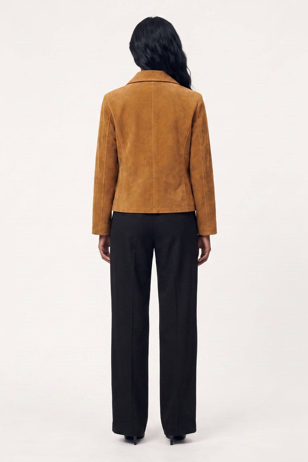 Suede Jacket in Cognac RRP £289