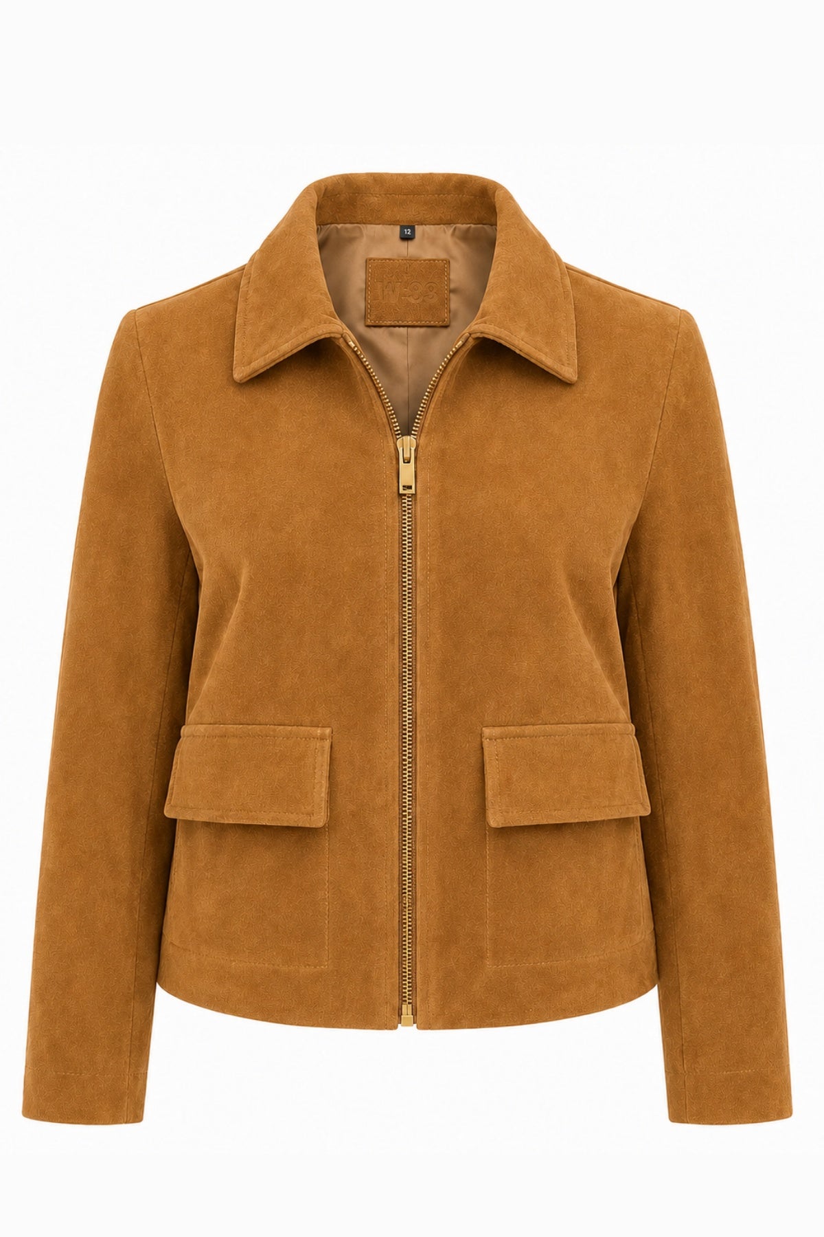 Suede Jacket in Cognac RRP £289