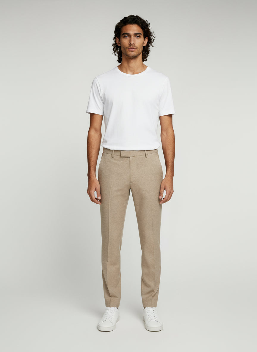 Adam Wool Tweed Two Piece Suit in Ecru RRP £249