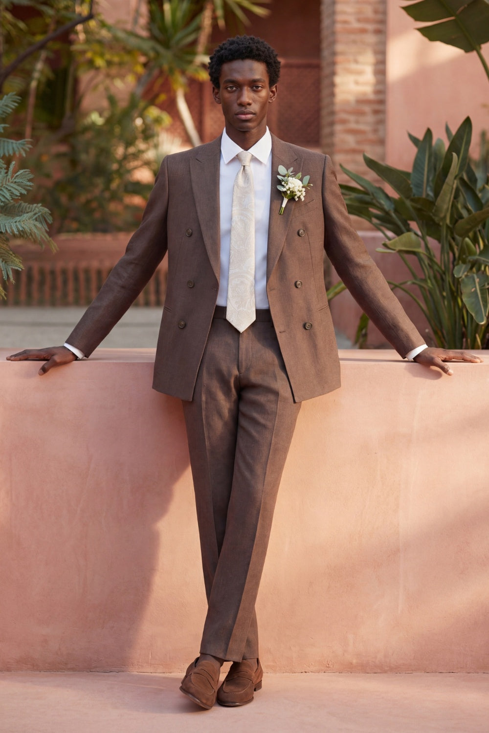 Giacomo Slim Fit Double Breasted Suit Jacket RRP £185