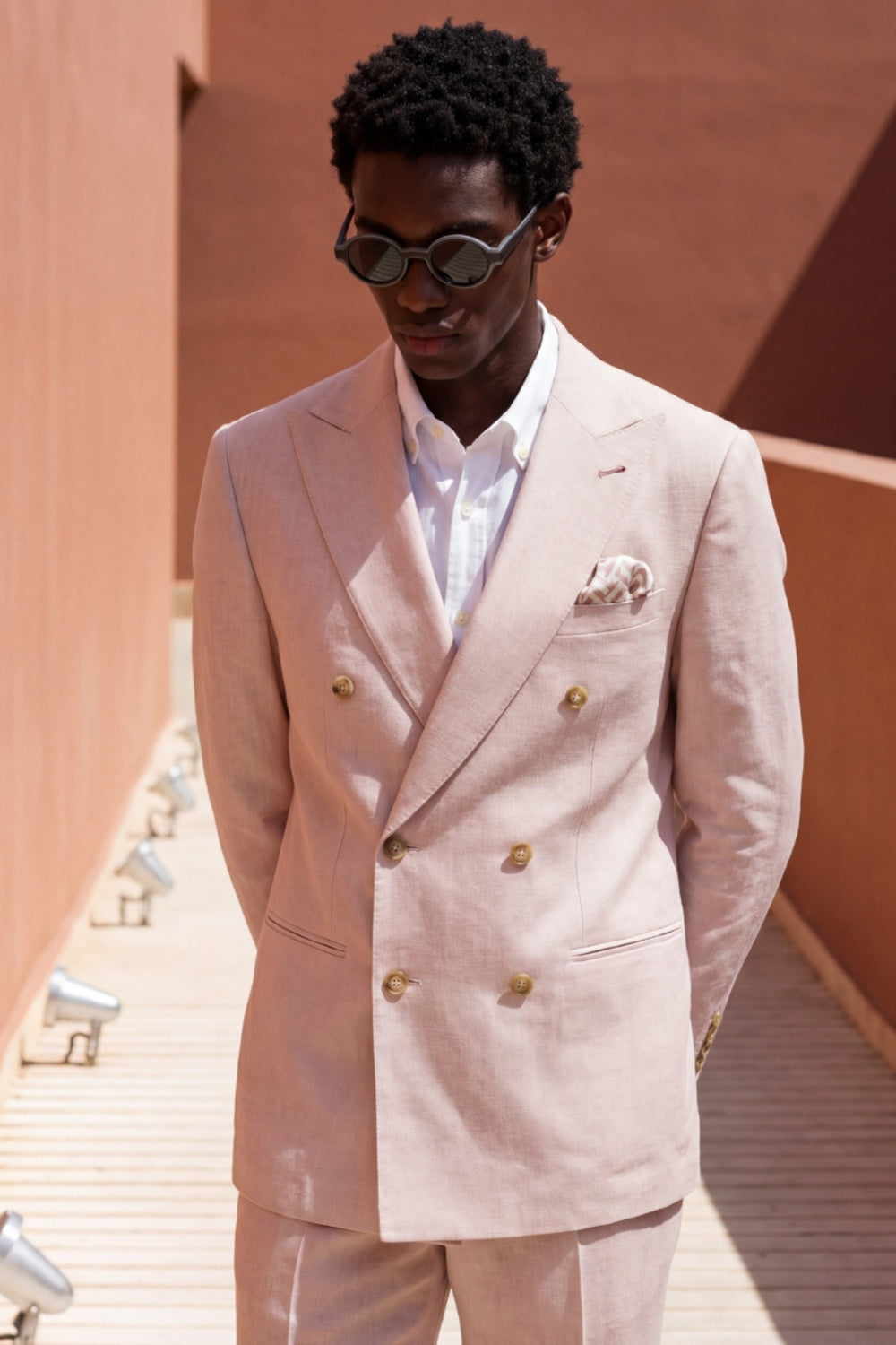 Giacomo Slim Fit Double Breasted Suit Jacket RRP £185