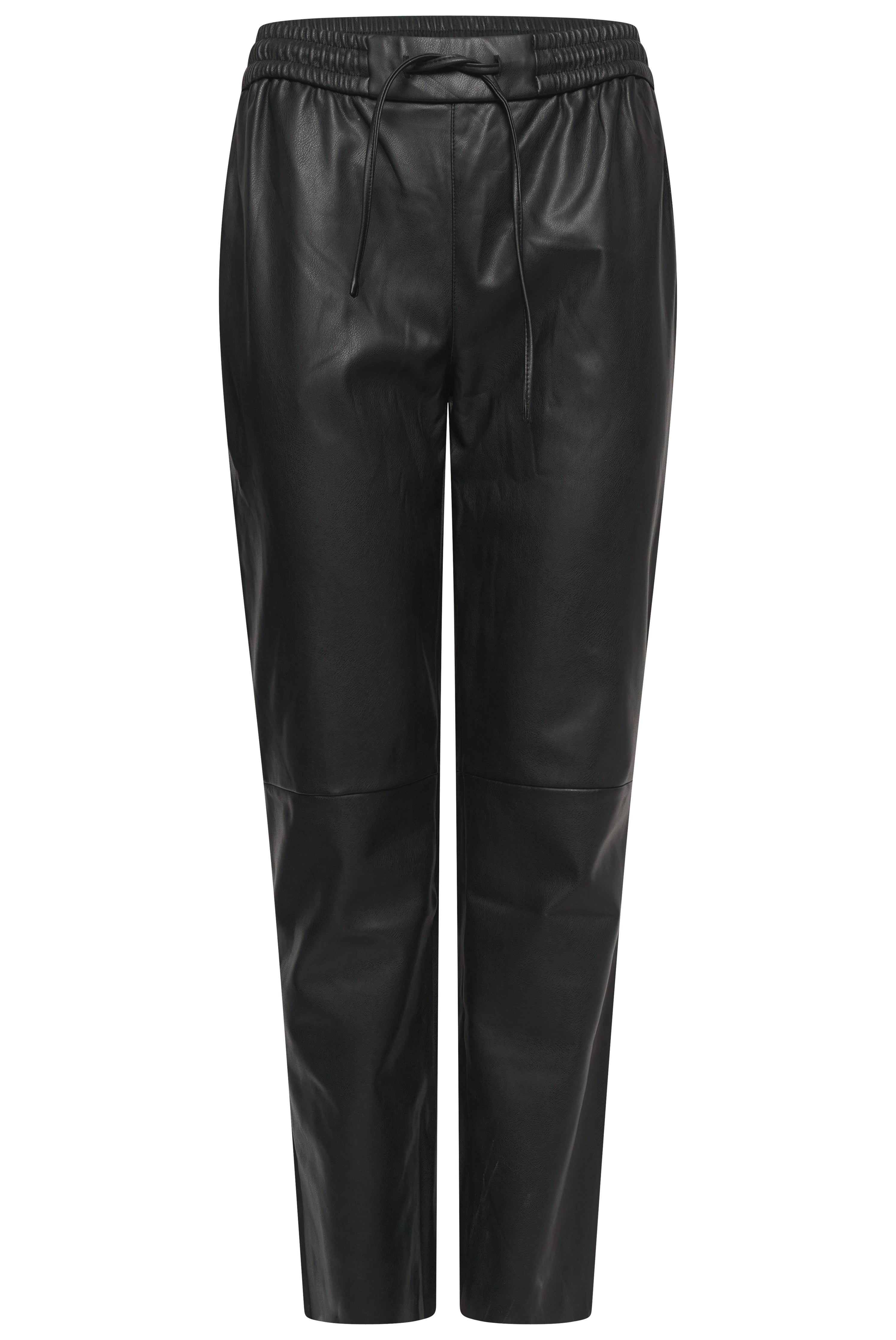 Elle Tessa Drawstring Waist Faux Leather Trousers RRP £65