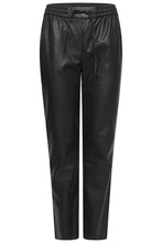 Load image into Gallery viewer, Elle Tessa Drawstring Waist Faux Leather Trousers RRP £189
