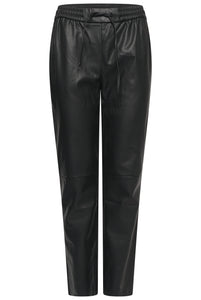 Elle Tessa Drawstring Waist Faux Leather Trousers RRP £189