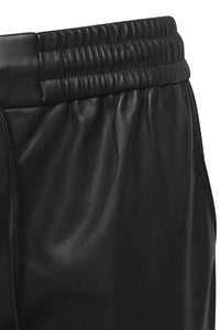 Elle Tessa Drawstring Waist Faux Leather Trousers RRP £189