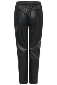 Elle Tessa Drawstring Waist Faux Leather Trousers RRP £189