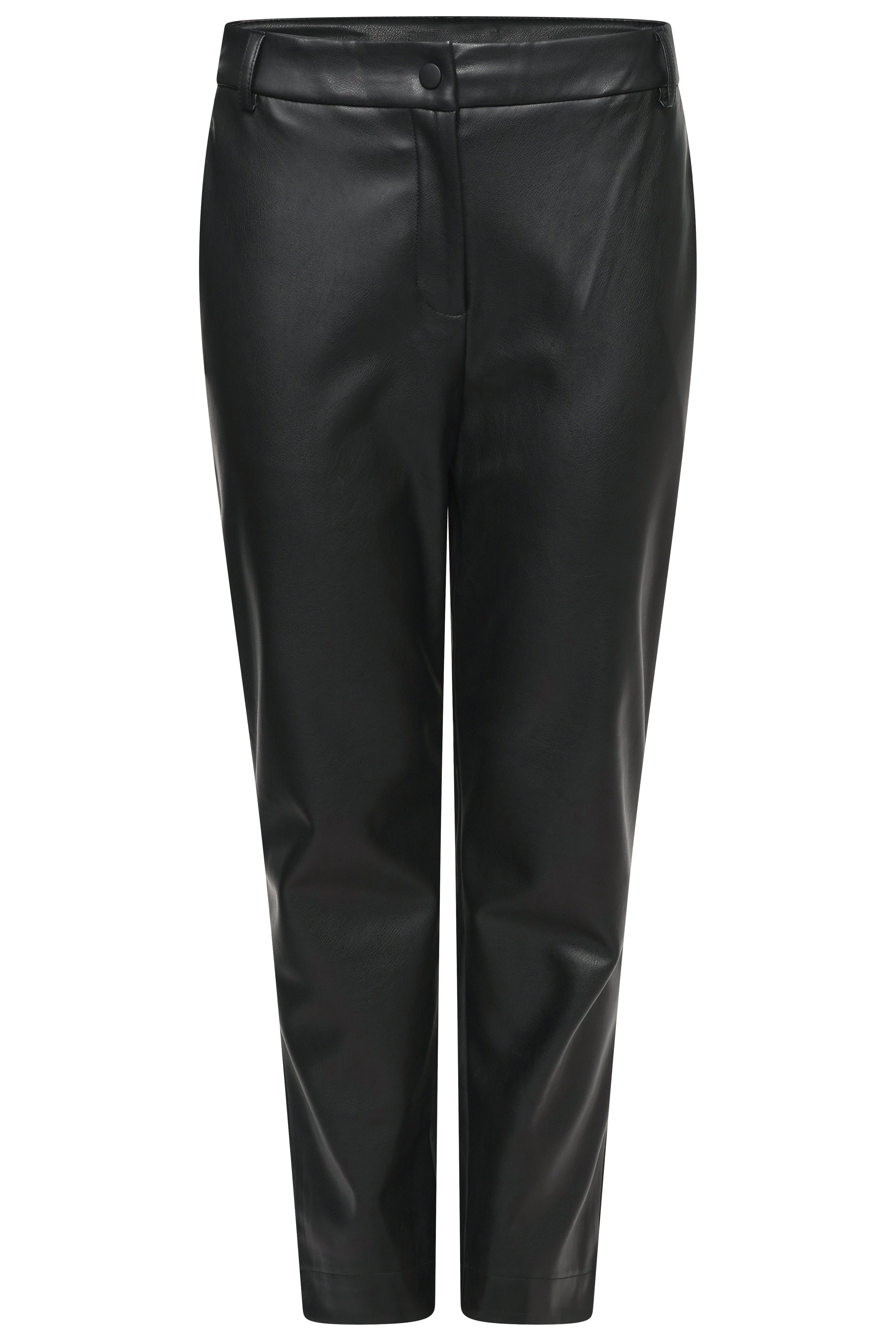 Elle Tiana Fleece Lined Faux Leather Trousers RRP £65