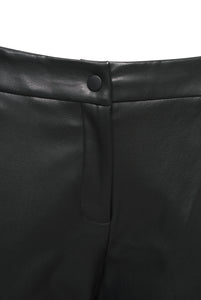 Elle Tiana Fleece Lined Faux Leather Trousers RRP £189