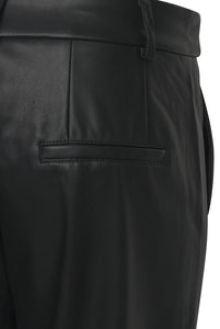 Elle Tiana Fleece Lined Faux Leather Trousers RRP £189