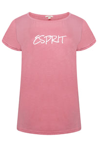 Esprit Ladies T-Shirt Pattern 3 Pink RRP £30