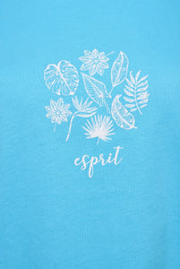 Esprit Ladies T-Shirt Pattern 14 Blue RRP £30