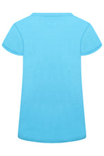 Load image into Gallery viewer, Esprit Ladies T-Shirt Pattern 14 Blue RRP £30
