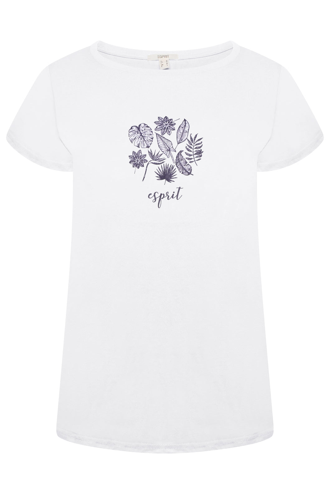 Esprit Ladies T-Shirt Pattern 13 White RRP £30