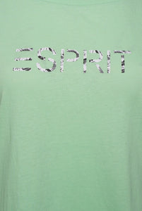 Esprit Ladies T-Shirt Pattern 10 Green RRP £30