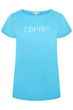 Load image into Gallery viewer, Esprit Ladies T-Shirt Pattern 12 Blue RRP £30
